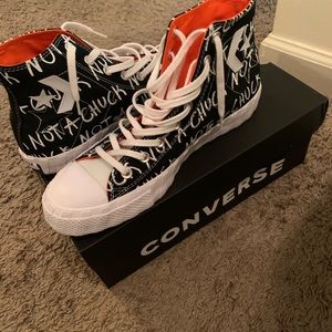 not a chuck converse orange